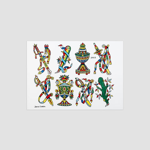 Jesús Cuesta, Láminas Flash (A3)