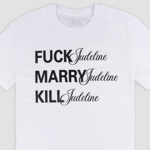 Judeline, Camiseta Standard Fuck, Marry & Kill