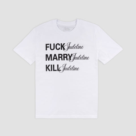 Judeline, Camiseta Standard Fuck, Marry & Kill