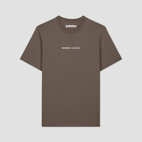 Judeline, Camiseta Verano Saudade Marrón
