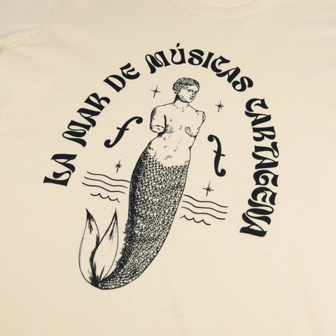 La Mar de Músicas, Camiseta Sirena - Beige