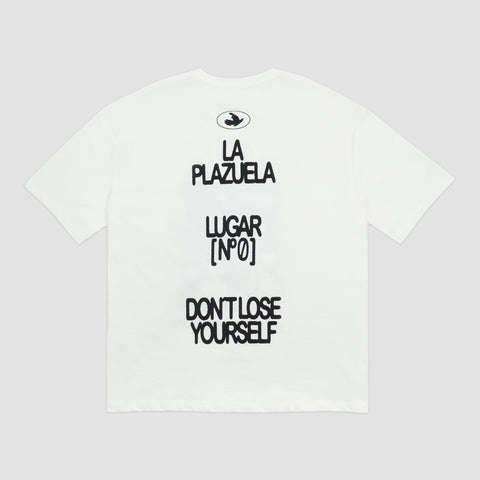 La Plazuela, Camiseta Manga Corta Blanca LUGAR Nº0 (D.L.Y)