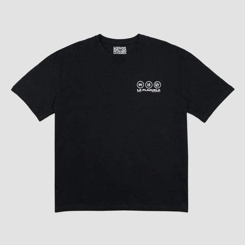 La Plazuela, Camiseta Manga Corta Negra LUGAR Nº0 (D.L.Y)