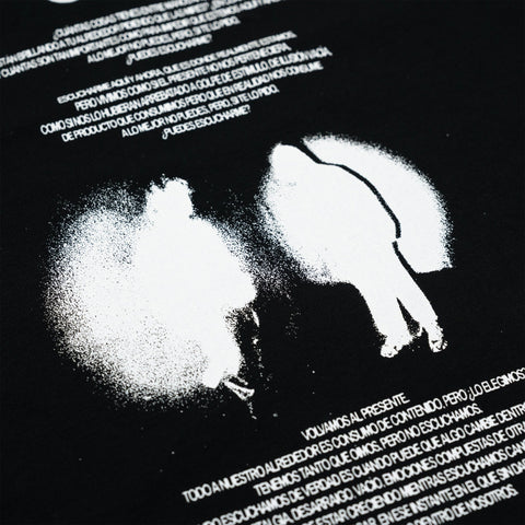 La Plazuela, Camiseta Manga Corta Negra LUGAR Nº0 (D.L.Y)