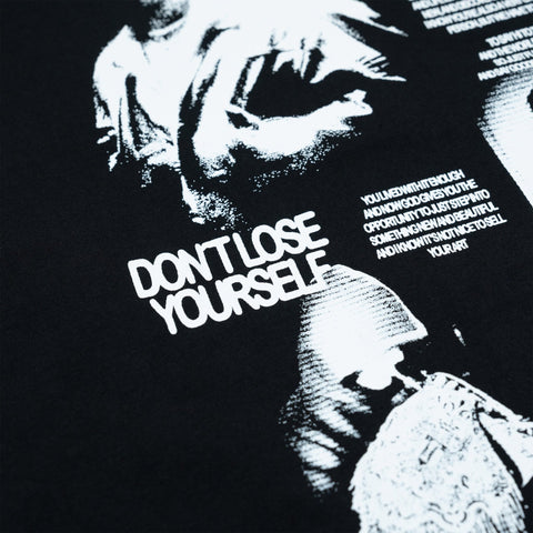 La Plazuela, Camiseta Manga Larga Negra LUGAR Nº0 (D.L.Y)