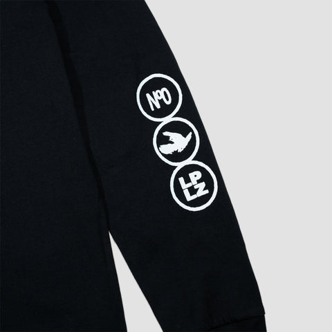 La Plazuela, Camiseta Manga Larga Negra LUGAR Nº0 (D.L.Y)