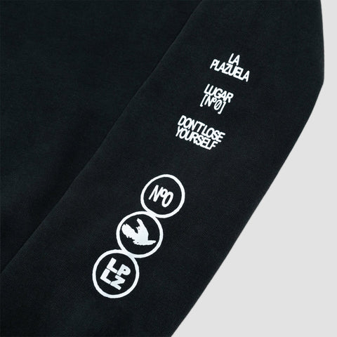 La Plazuela, Sudadera Negra LUGAR Nº0 (D.L.Y)