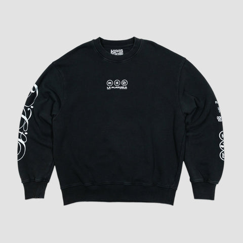 La Plazuela, Sudadera Negra LUGAR Nº0 (D.L.Y)