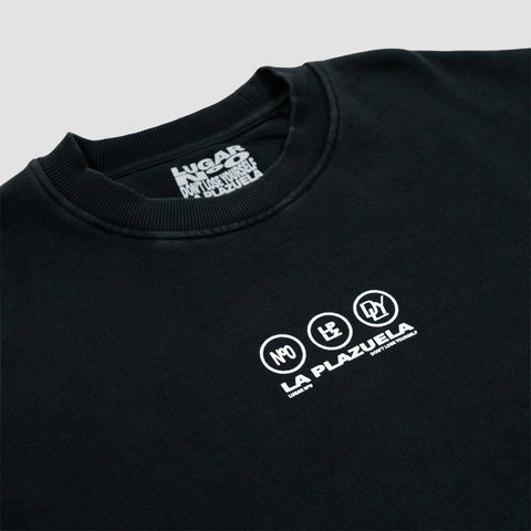 La Plazuela, Sudadera Negra LUGAR Nº0 (D.L.Y)