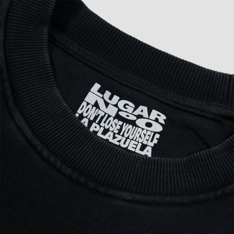 La Plazuela, Sudadera Negra LUGAR Nº0 (D.L.Y)