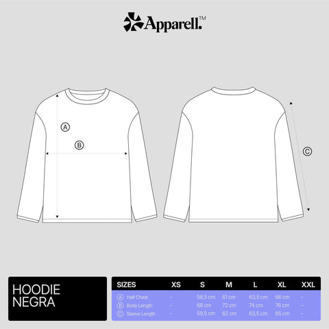 La Plazuela, Sudadera Negra LUGAR Nº0 (D.L.Y)