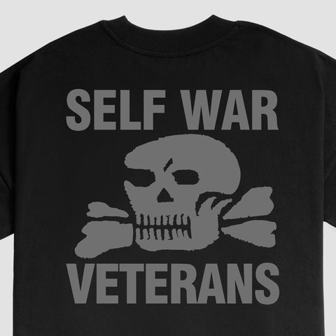 Oddliquor, Camiseta oversize "SELF WAR VETERANS"