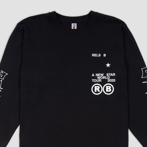 Rels B, A NEW STAR FULL / LONG SLEEVE / BLACK