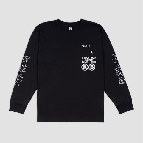 Rels B, A NEW STAR FULL / LONG SLEEVE / BLACK