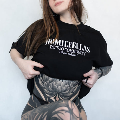 Rene ZZ, Homiefellas Tattoo Community Unisex Tee
