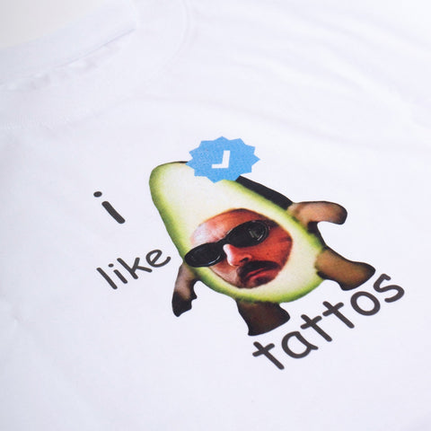 Rene ZZ, I Like Tattos Unisex Tee (Tatto is misspelled intentionally)