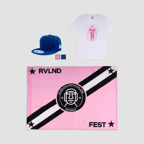 Riverland Fest, Pack After Death - Camiseta + Gorra + Bandera