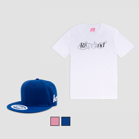 Riverland Fest, Pack Chrome Blanco - Camiseta + Gorra