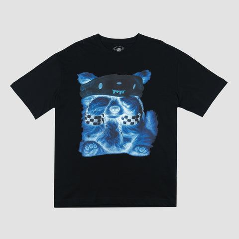 Rojuu, Camiseta Manga Corta Negra | Inu Llorica